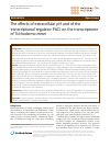 Scholarly article on topic 'The effects of extracellular pH and of the transcriptional regulator PACI on the transcriptome of Trichoderma reesei'