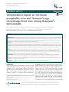 Scholarly article on topic 'Seroprevalence report on tick-borne encephalitis virus and Crimean-Congo hemorrhagic fever virus among Malaysian’s farm workers'