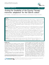 Scholarly article on topic 'Testing the feasibility of the Dignity Therapy interview: adaptation for the Danish culture'