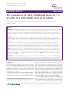 Scholarly article on topic 'The prevalence of Early Childhood Caries in 1-2 yrs olds in a semi-urban area of Sri Lanka'