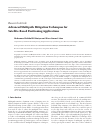 Scholarly article on topic 'Advanced Multipath Mitigation Techniques for Satellite-Based Positioning Applications'