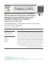 Scholarly article on topic 'Efecto de la microestructura y de la microdureza sobre la resistencia al desgaste de recubrimientos elaborados por proyección térmica por plasma atmosférico a partir de circona-alúmina, circona-itria y circona-ceria'