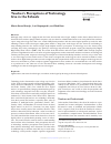 Scholarly article on topic 'Teacher's Perceptions of Technology Use in the Schools'