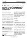 Scholarly article on topic 'The Roles of Customary Institutions in Adaptation and Coping to Climate Change and Variability among the Issa, Ittu and Afar Pastoralists of eastern Ethiopia'