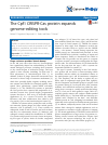 Scholarly article on topic 'The Cpf1 CRISPR-Cas protein expands genome-editing tools'