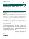 Scholarly article on topic 'Sexual behavior of migrant workers in Shanghai, China'