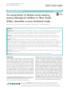 Scholarly article on topic 'An assessment of dental caries among young Aboriginal children in New South Wales, Australia: a cross-sectional study'