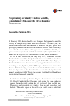 Scholarly article on topic 'Negotiating Secularity: Indira Gandhi, Ānandamayī Mā, and the Eliya Rajah of Travancore'