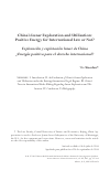 Scholarly article on topic 'China's Lunar Exploration and Utilization: Positive Energy for International Law or Not?'