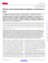 Scholarly article on topic 'Electron-scale measurements of magnetic reconnection in space'