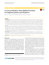 Scholarly article on topic 'In vivo polyester immobilized sortase for tagless protein purification'