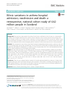 Scholarly article on topic 'Ethnic variations in asthma hospital admission, readmission and death: a retrospective, national cohort study of 4.62 million people in Scotland'