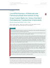 Scholarly article on topic 'Cost-Effectiveness of Endovascular Femoropopliteal Intervention Using Drug-Coated Balloons Versus Standard Percutaneous Transluminal Angioplasty'