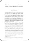 Scholarly article on topic 'When less was more: external assistance and the political settlement in Somaliland'