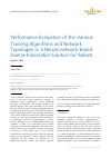 Scholarly article on topic 'Performance Evaluation of the Various Training Algorithms and Network Topologies in a Neural-network-based Inverse Kinematics Solution for Robots'