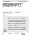 Scholarly article on topic 'The Effectiveness and Safety of Exoskeletons as Assistive and Rehabilitation Devices in the Treatment of Neurologic Gait Disorders in Patients with Spinal Cord Injury: A Systematic Review'