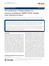 Scholarly article on topic 'The production of β-glucosidases by Fusarium proliferatum NBRC109045 isolated from Vietnamese forest'