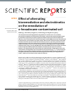 Scholarly article on topic 'Effect of alternating bioremediation and electrokinetics on the remediation of n-hexadecane-contaminated soil'
