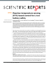 Scholarly article on topic 'Reaction temperature sensing (RTS)-based control for Li-ion battery safety'
