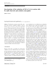Scholarly article on topic 'Investigations of the reduction of NO to N2 by reaction with Fe under fuel-rich and oxidative atmosphere'