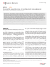 Scholarly article on topic 'Accessible quantification of multiparticle entanglement'