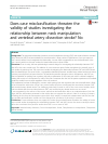 Scholarly article on topic 'Does case misclassification threaten the validity of studies investigating the relationship between neck manipulation and vertebral artery dissection stroke? No'