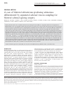 Scholarly article on topic 'A case of bilateral aldosterone-producing adenomas differentiated by segmental adrenal venous sampling for bilateral adrenal sparing surgery'