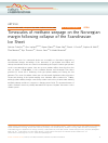 Scholarly article on topic 'Timescales of methane seepage on the Norwegian margin following collapse of the Scandinavian Ice Sheet'