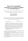 Scholarly article on topic 'Medición de la legitimidad organizativa: El caso de las Sociedades de Garantía Recíproca'