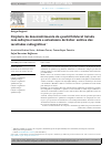Scholarly article on topic 'Displasia do desenvolvimento do quadril bilateral tratada com redução cruenta e osteotomia de Salter: análise dos resultados radiográficos'