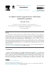 Scholarly article on topic 'A radiative model of quark masses with binary tetrahedral symmetry'