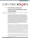 Scholarly article on topic 'A mechanism of glucose tolerance and stimulation of GH1 β-glucosidases'