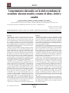 Scholarly article on topic 'Comportamientos relacionados con la salud en estudiantes de secundaria: relaciones sexuales y consumo de tabaco, alcohol y cannabis'