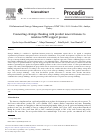 Scholarly article on topic 'Connecting Strategic Thinking with Product Innovativeness to Reinforce NPD Support Process'