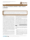 Scholarly article on topic 'Is the use of sentient animals in basic research justifiable?'