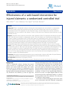 Scholarly article on topic 'Effectiveness of a web-based intervention for injured claimants: a randomized controlled trial'