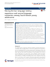 Scholarly article on topic 'Raising the bar: language testing experience and second language motivation among South Korean young adolescents'