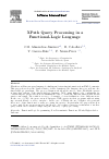 Scholarly article on topic 'XPath Query Processing in a Functional-Logic Language'