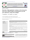 Scholarly article on topic 'Detection of fluoroquinolone resistance in Mycobacterium tuberculosis clinical isolates as determined by gyrA/B gene mutation by using PCR technique'