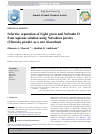 Scholarly article on topic 'Selective separation of Light green and Safranin O from aqueous solution using Salvadora persica (Miswak) powder as a new biosorbent'