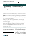 Scholarly article on topic 'A Bayesian spatio‐temporal approach for real‐time detection of disease outbreaks: a case study'