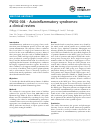 Scholarly article on topic 'PW02-004 - Autoinflammatory syndromes: a clinical review'