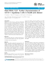 Scholarly article on topic 'PReS-FINAL-1021: Further characterization of CD161+ regulatory t cells in health and disease'