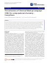 Scholarly article on topic 'The semantics of Chemical Markup Language (CML) for computational chemistry : CompChem'