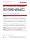 Scholarly article on topic 'Voxel-wise quantification of myocardial blood flow with cardiovascular magnetic resonance: effect of variations in methodology and validation with positron emission tomography'