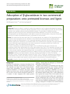 Scholarly article on topic 'Adsorption of β-glucosidases in two commercial preparations onto pretreated biomass and lignin'