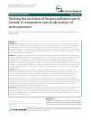 Scholarly article on topic 'Tracking the evolution of hospice palliative care in Canada: A comparative case study analysis of seven provinces'