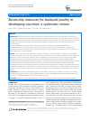 Scholarly article on topic 'Biosecurity measures for backyard poultry in developing countries: a systematic review'