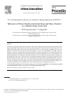 Scholarly article on topic 'Influence of Water Depth on Internal Heat and Mass Transfer in a Double Slope Solar Still'