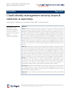 Scholarly article on topic 'Cloud identity management security issues & solutions: a taxonomy'
